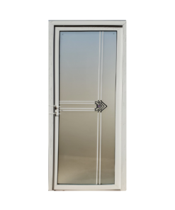 Glass bathroom door