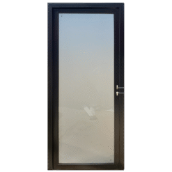 glass bathroom door