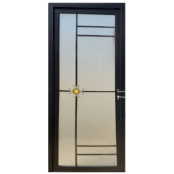 glass bathroom door