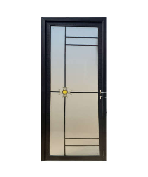 glass bathroom door