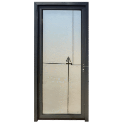 glass bathroom door