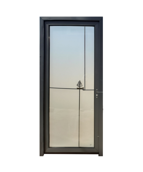 glass bathroom door